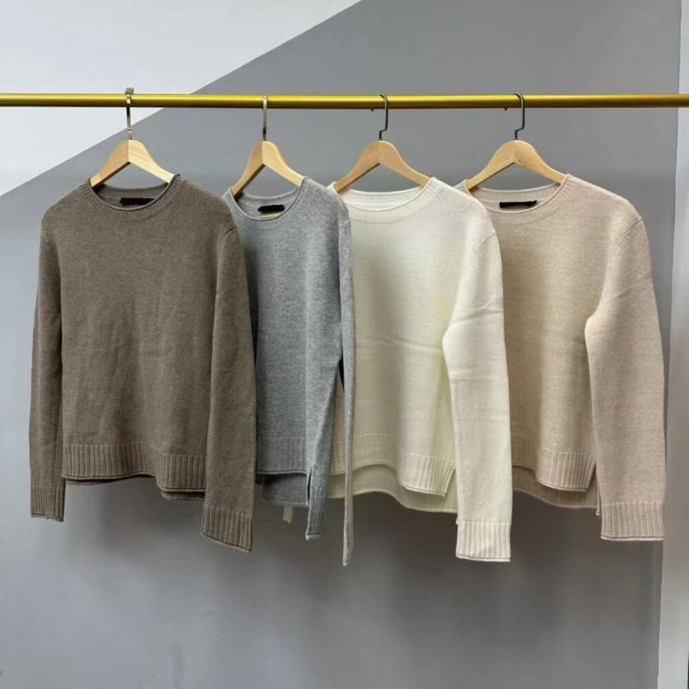 Classic Jenni Kayne Everyday Sweater XSmall/Small Oatmeal Cream Casual Quiet Lux - Picture 5 of 7